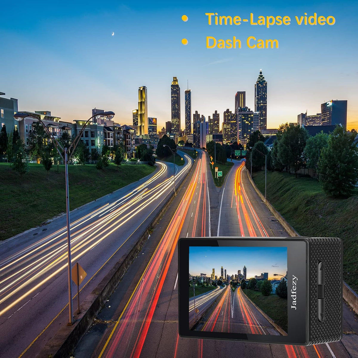 Action Camera FHD 1080P 12MP, 98FT/30M Underwater Waterproof Camera with 2 Batteries, Wide Angle Sports Camera with