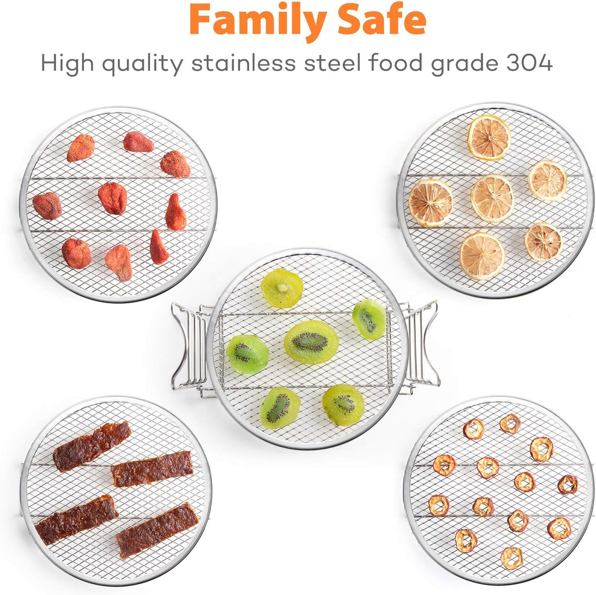 Dehydrator Rack Compatible with Instant Pot Air Fryer Crisp Lid 6Qt
