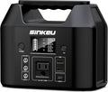 Portable Power Station 122.8Wh, 150W Power Bank with AC Outlet | SinKeu LiFePO4 Battery Solar Generator for Home Use