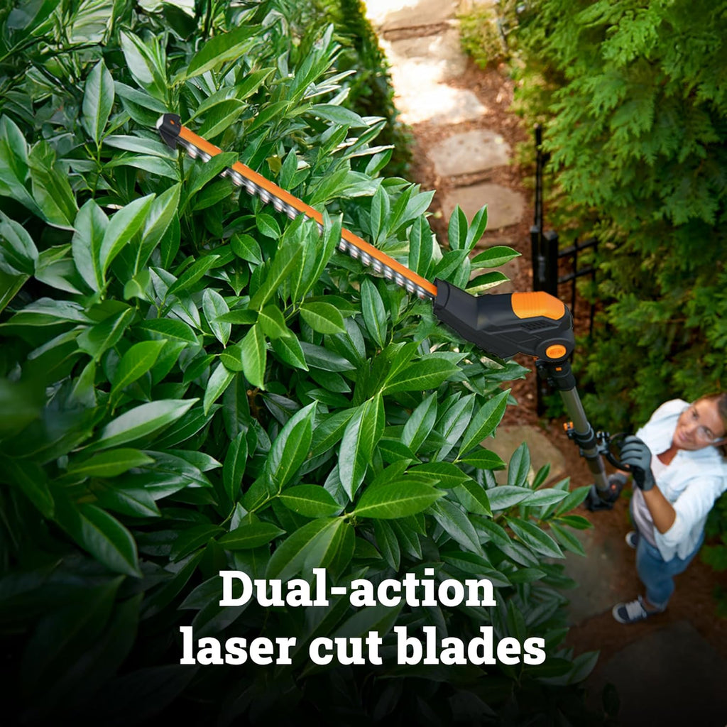 WG252 20V 2-in-1 Attachment Capable Hedge Trimmer