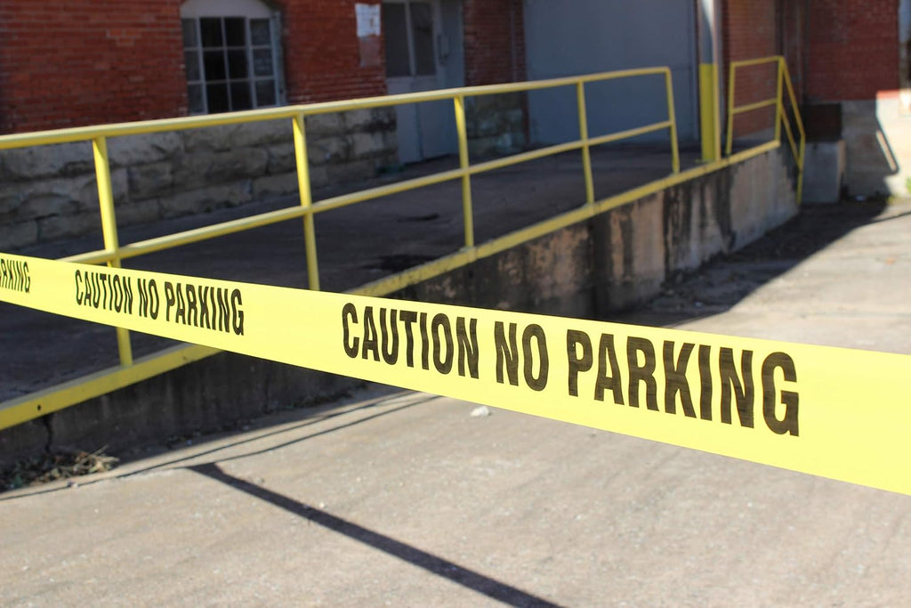 Swanson Tool Co 3" x 1000' 3 mil Barricade Tape Caution NO Parking Yellow/Black, Model BT3100YCAUNP3