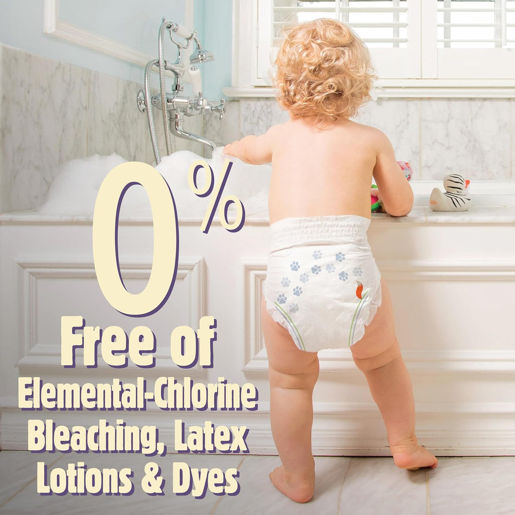 Skin Smart, Absorbent & Hypoallergenic Diapers with Flexible & Secure Tabs | Bulk Case | Size 2 | 200 Count