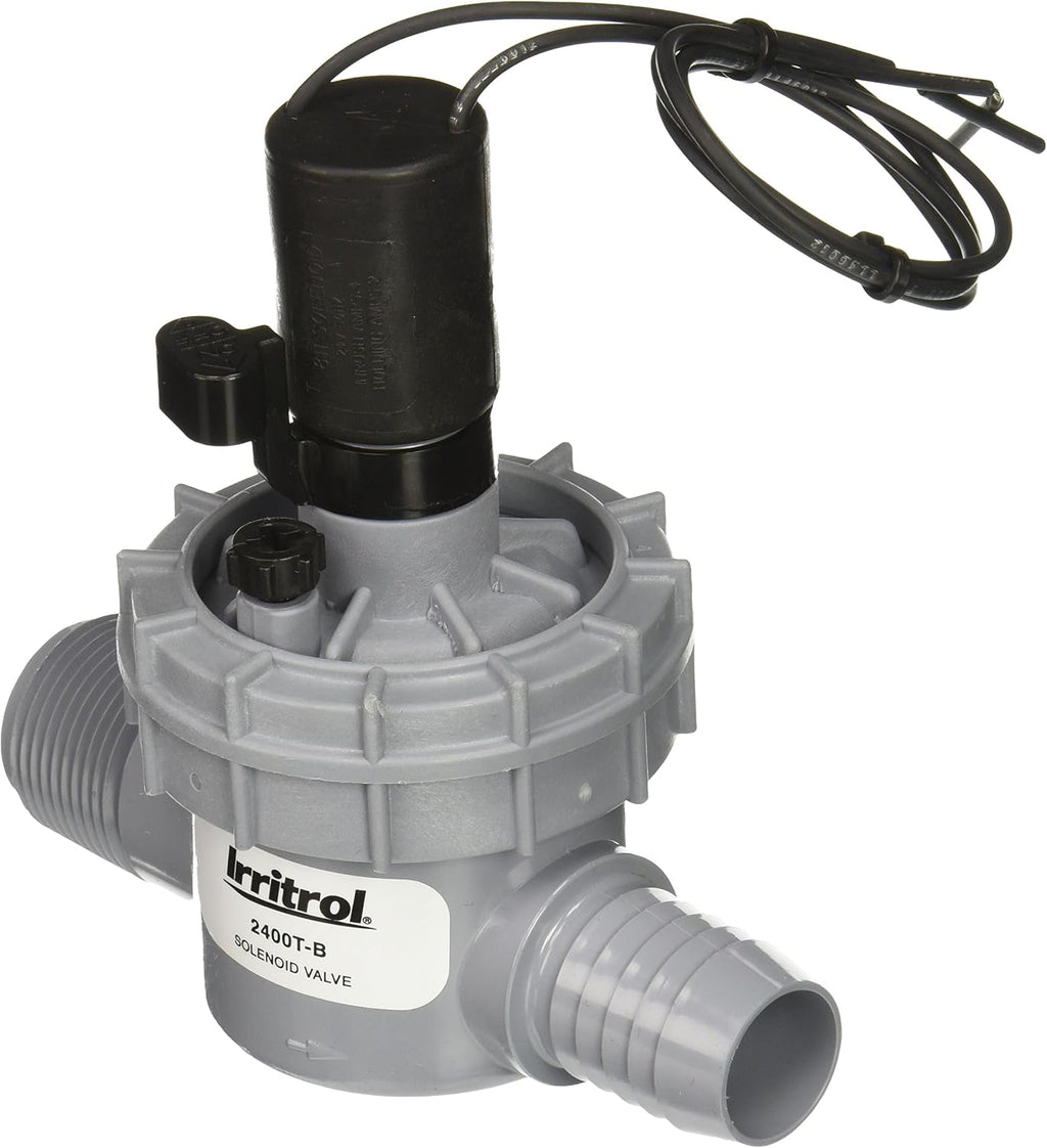 Irritrol 2400T-B Globe Valve Male x Barb Connection, 1"