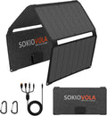 [Upgraded] Foldable Solar Panels 50W Portable Solar Panel Charger 3 Output Ports (USB-A USB-C DC) Folding Solar Panel