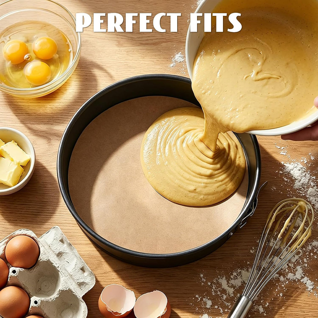 12 Inches Round Parchment Paper Baking Sheets, Non-Stick, 200Pcs