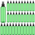 32 Pcs 8 oz Spray Bottles Fine Mist, Green, Clear