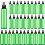 32 Pcs 8 oz Spray Bottles Fine Mist, Green, Clear