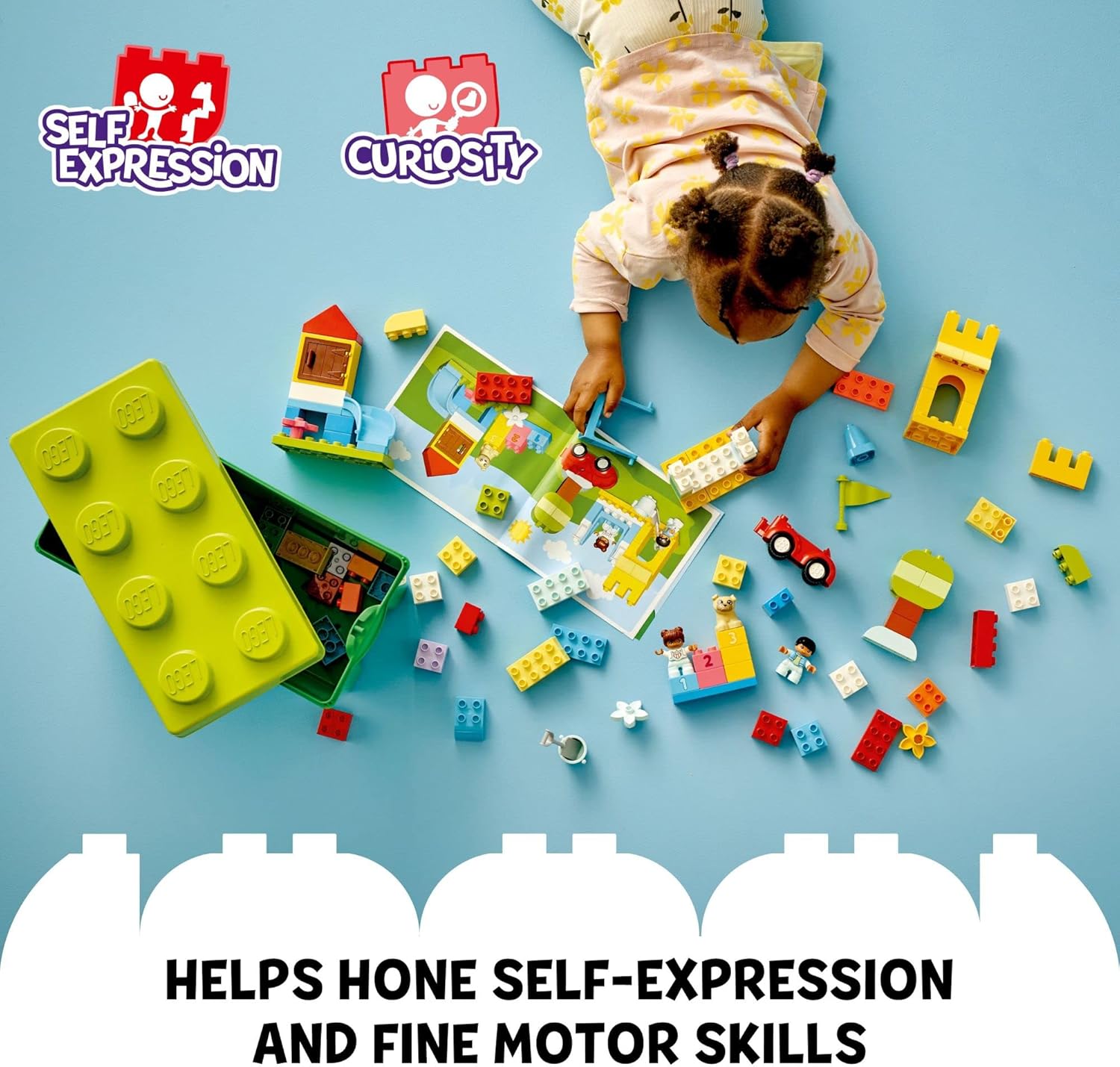 LEGO DUPLO Classic Deluxe Brick Box Building Blocks - Learning & Educational Toys for Toddlers, Preschool, Ages 1.5+