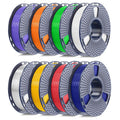 PETG Filament 1.75mm, SUNLU 3D Printer Filament Bundle for Bambu Lab 3D Printers, Neatly Wound, Individually Vacuum