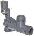 Kerick Valve PS100SS PVC Float Valve, Standard Mount, 60 gpm at 60 psi, 1" NPT Male
