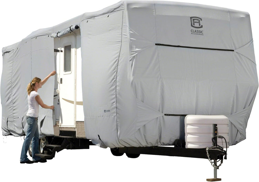 Over Drive PermaPRO Travel Trailer Cover, Fits 22' - 24' RVs, RV Cover, Camper Cover, Travel Trailer Cover