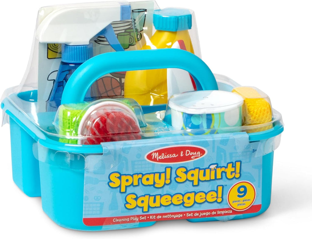 Melissa & Doug Spray, Squirt & Squeegee Play Set - Pretend Play Cleaning Set