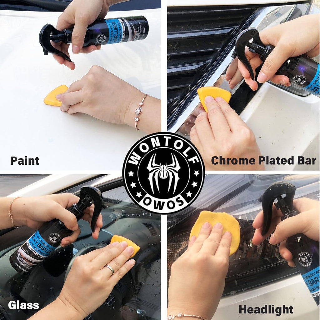 Heavy Duty Car Clay Bar Auto Detailing Clay Luber Synthetic Lubricant Kit - Ceramic Coating Spray Ceramic Coating for
