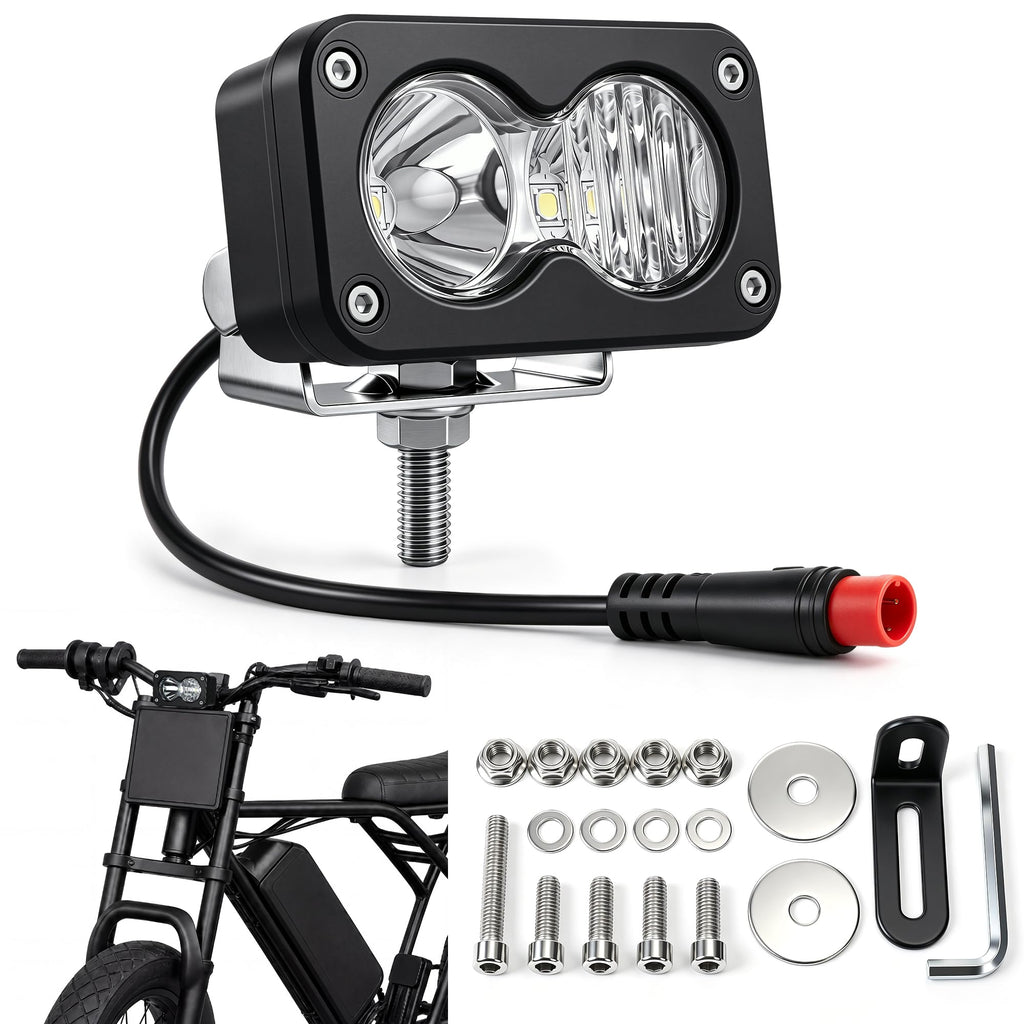 Ebike Headlight 2 Pin Compatible with Baja Light for Ebike