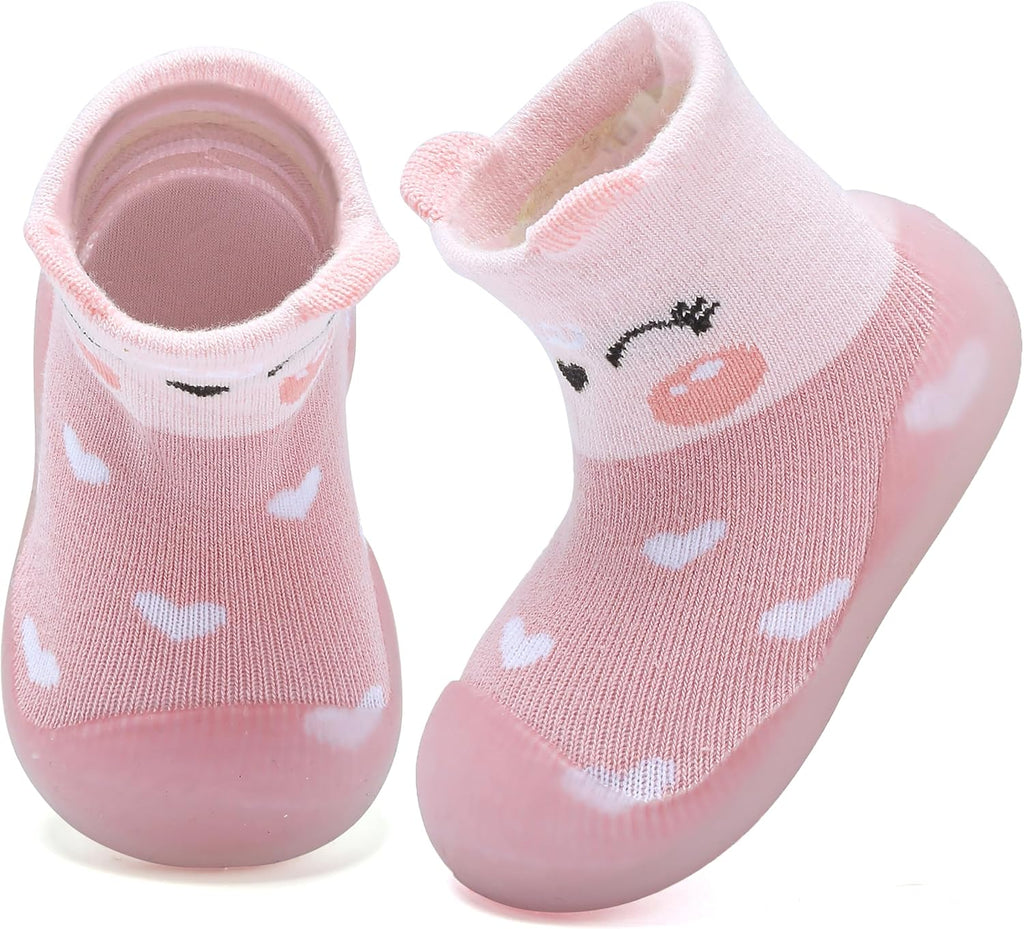 Baby Sock Shoes Boys Girls First Walking Shoes Soft Non Slip Slipper Infant