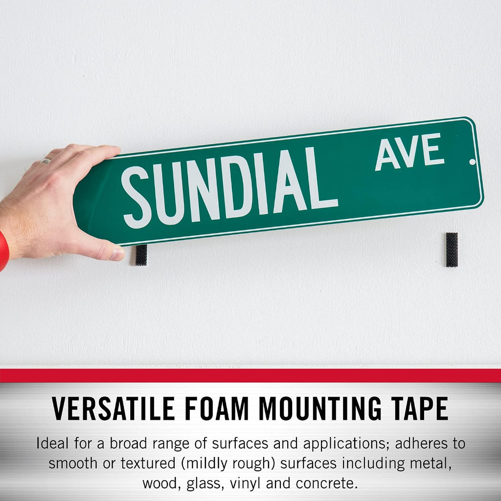 Workbench Foam Snap Lock Mounting Tape, Black, 10ft