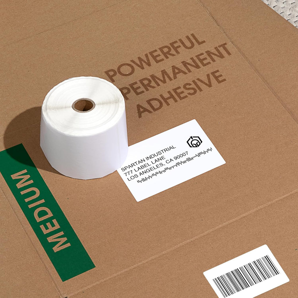 4" X 6" Direct Thermal Labels (2500 Count, 10 Rolls) - Printable Postage | 4X6 Shipping Labels for Packages and
