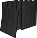 Black High Density Foam Insert Board Block 16'' x 12'' x 1'' for Case, 6pcs