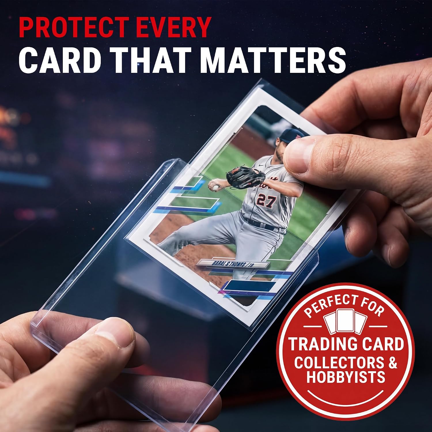 3" x 4" Clear Regular Toploaders & Card Sleeves Bundle, 100 Pack | Soft Protective Sleeves, Rigid Plastic Holders