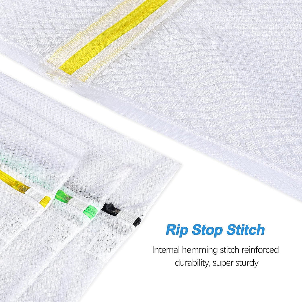 5 Set Mesh Laundry Bags, Delicates Washing Bags | Multisize for Sweater Blouse Hosiery Bras Machine Wash Bags for