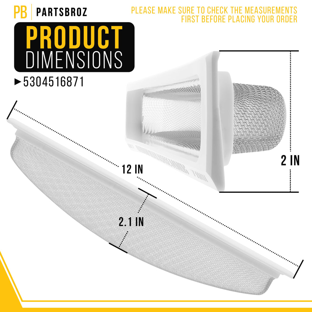 Dryer Lint Filter Case Screen for Frigidaire FFLE40C3QT0