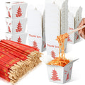 50 Set 16 oz Chinese Take out Boxes with Chopsticks Food Containers