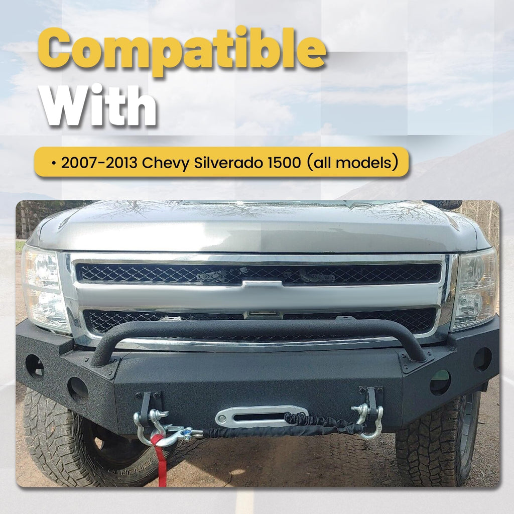 ECOTRIC Bumper Compatible with 2007-2013 Silverado