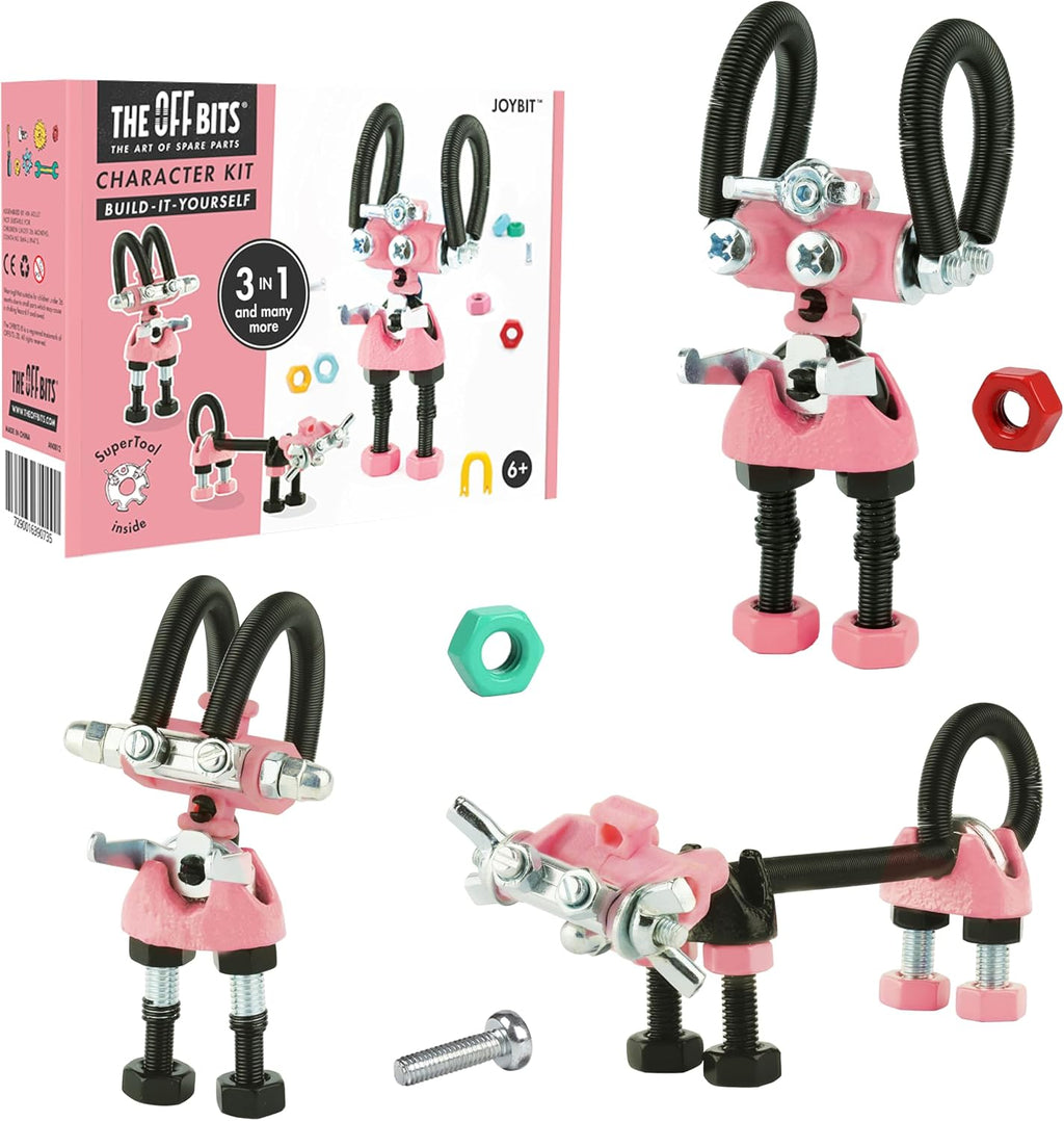 The Off Bits JoyBit Build Your Own Robot Toy Construction Set, Educational Easter Gift Ideas STEM Activities Learning