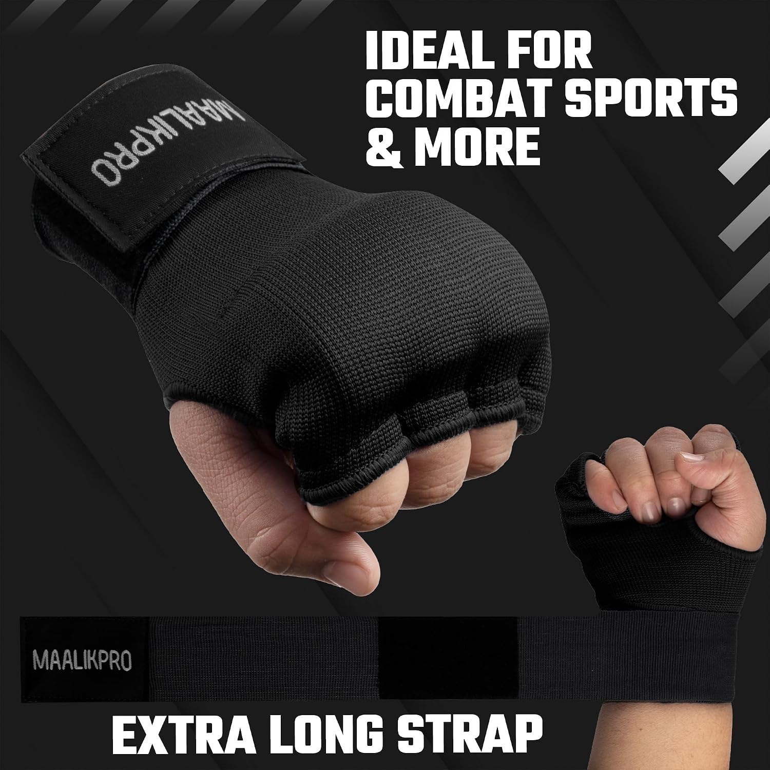 Boxing Hand Wraps Gel Inner Gloves | Gel Padded Hand Wraps for for Men & Women, Boxing, MMA, Muay Thai, & Martial