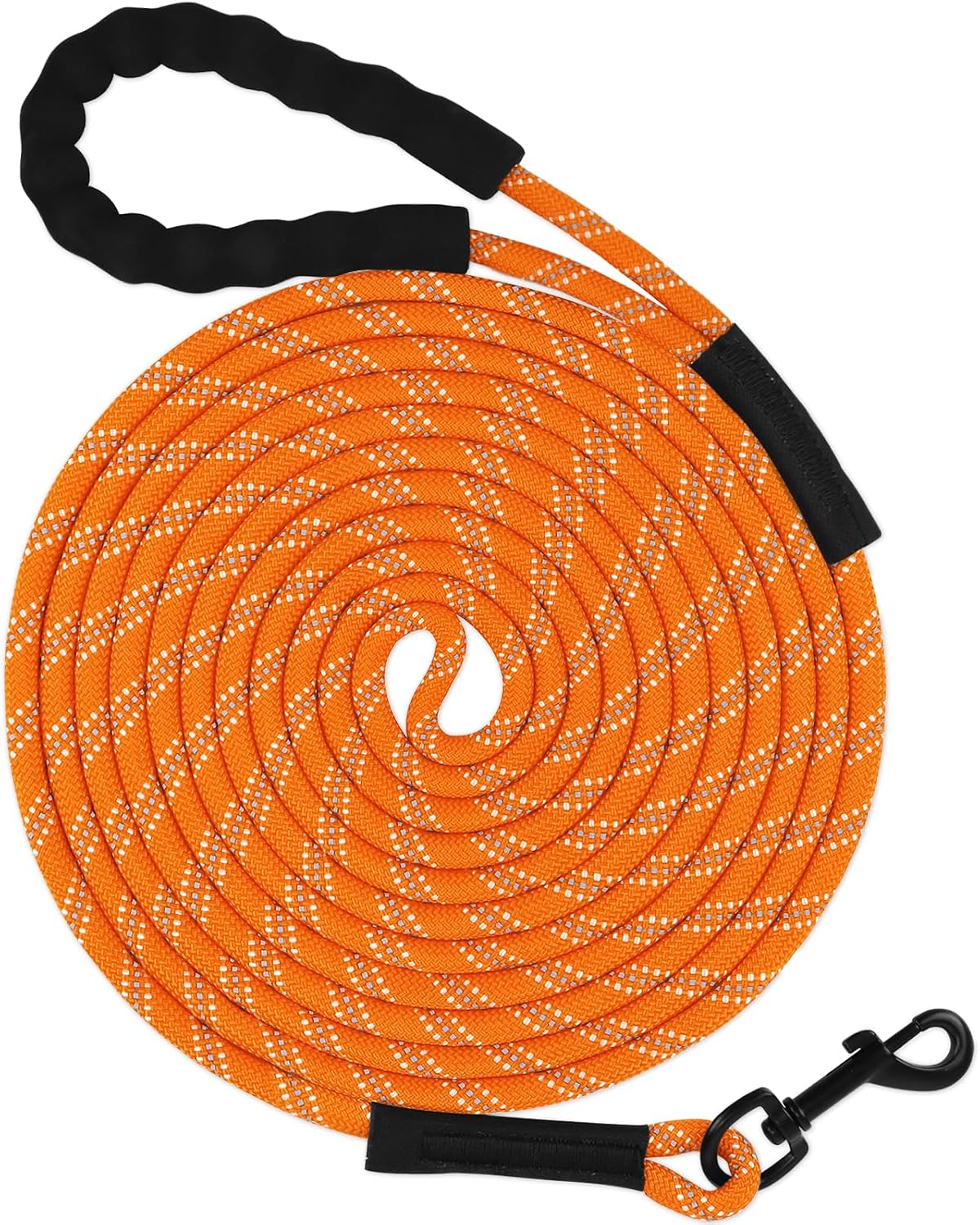 Long Dog Leash, 15FT 30FT 50FT 66FT, Training and Recall Leash with Comfortable Padded Handle for Large Medium Small