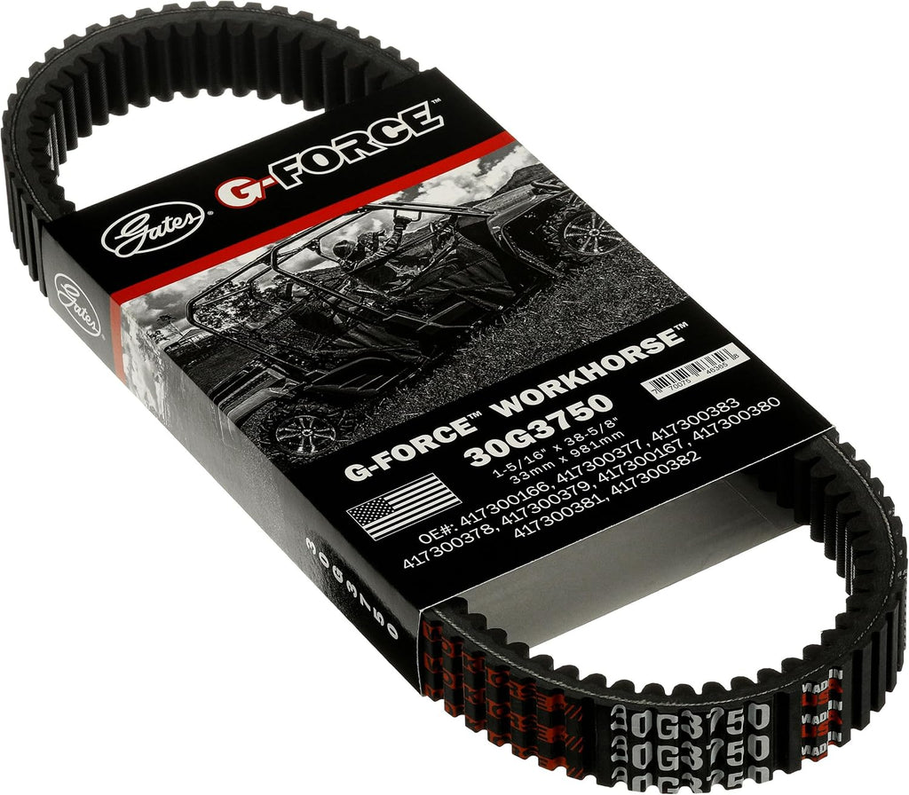 Gates 30G3750 G Force Workhorse Continuously Variable Transmission (CVT) Belt