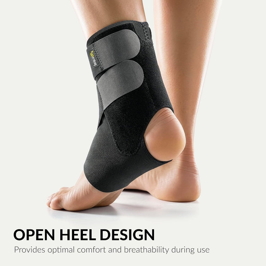 Ankle Brace - Relieve Pain, Enhance Stability for Foot Pain, Sprained Ankle, Achilles Tendonitis, Men and Women (Black)