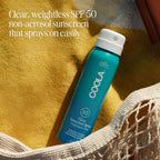 Clear Sunscreen Spray SPF 50, Fragrance Free, 2 fl oz