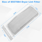 8557884 Dryer Lint Screen Filter Replacement for Whirlpool W10874409