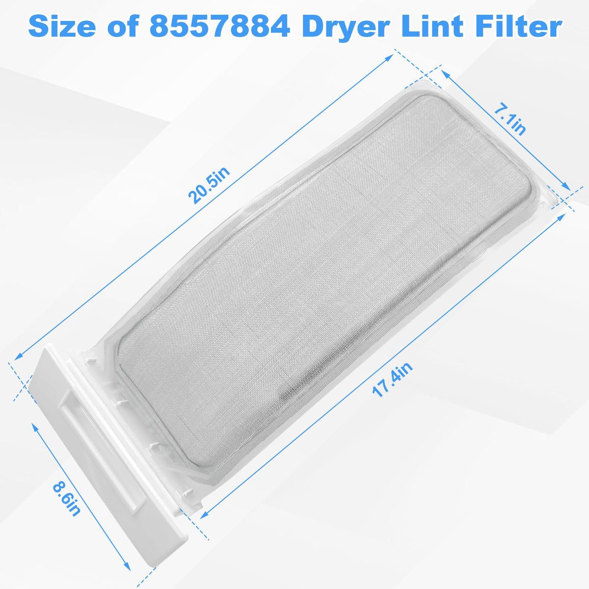 8557884 Dryer Lint Screen Filter Replacement for Whirlpool W10874409