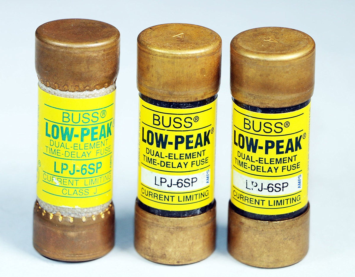 Bussmann LPJ-6SP Cooper Fuse LPJ6SP (Pack of 3)