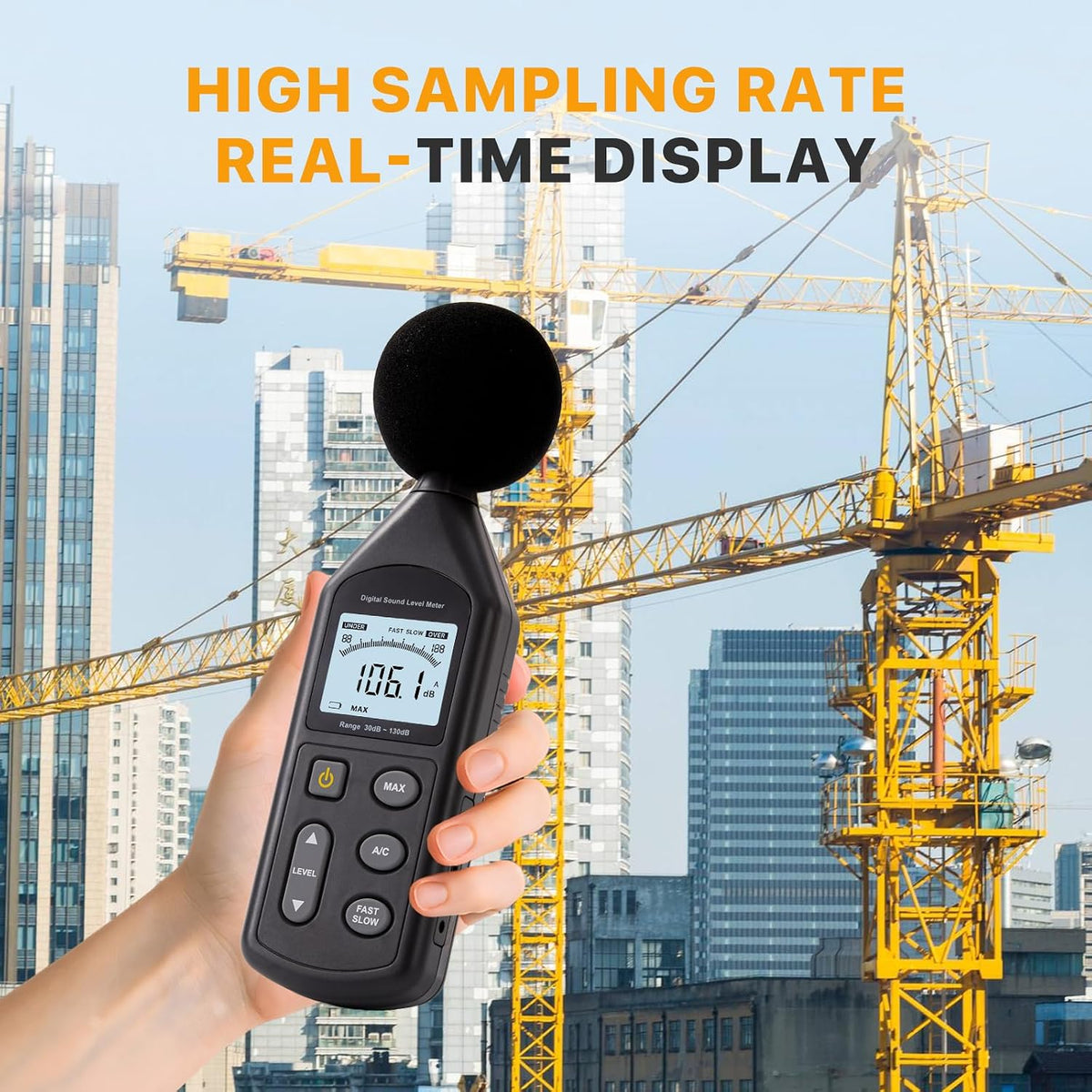 DB-01 Decibel Meter & Sound Level Meter 30-130dB