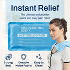 Large Soft Reusable Gel Ice Packs for Injuries, Hot and Cold, 4 Pack