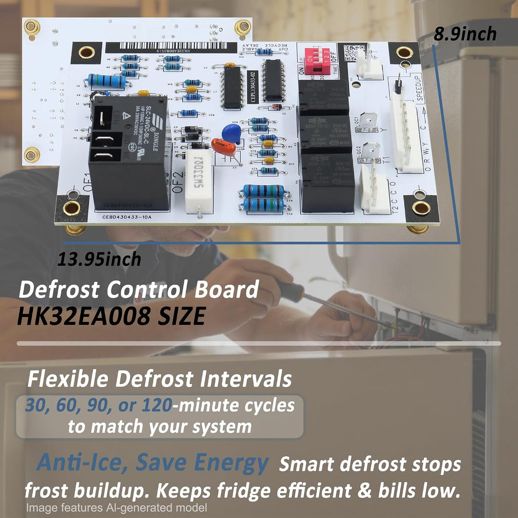 HK32EA003 HK32EA008 Defrost Control Board Fit for Carrier Bryant Payne