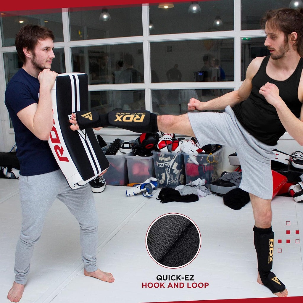 Kick Shield Muay Thai Kickboxing, Heavy Curved Kicking Striking Body Pad, Punching Foot Target MMA Boxing Training, 3