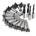 14 Piece Forstner Drill Bit for Woodworking, w/Carbide Tipped Forstner Bit for Hard Wood, Wood Drilling for Hard