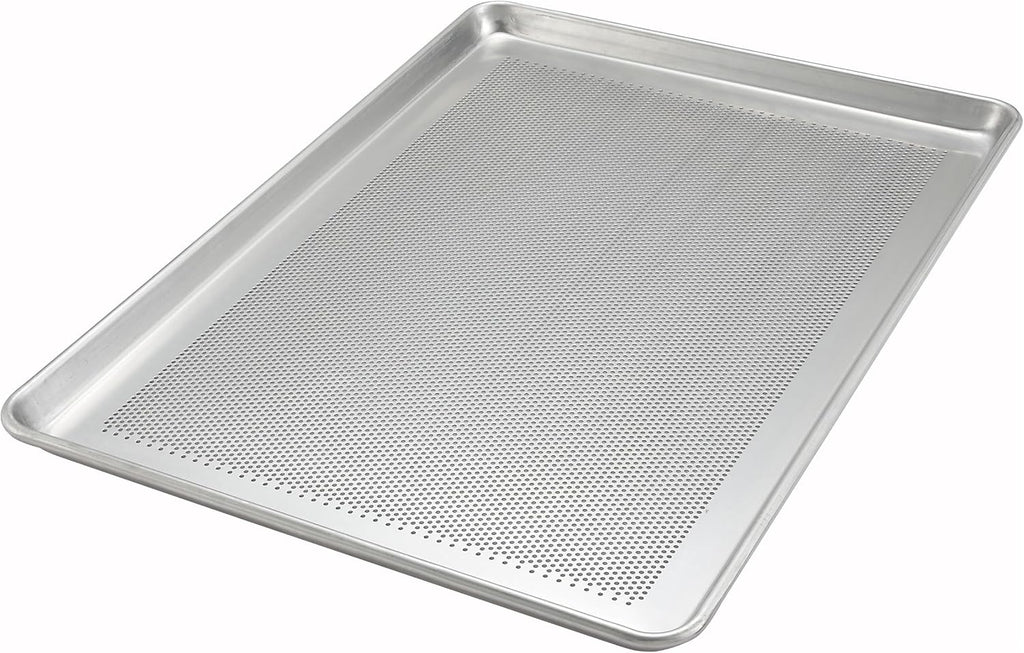 WINWARE 18" x 26" Alu Sheet Pan, Perforated, 18 Gauge