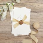 Nude Frayed Cotton Ribbon, 1 Inch, 15 Yards