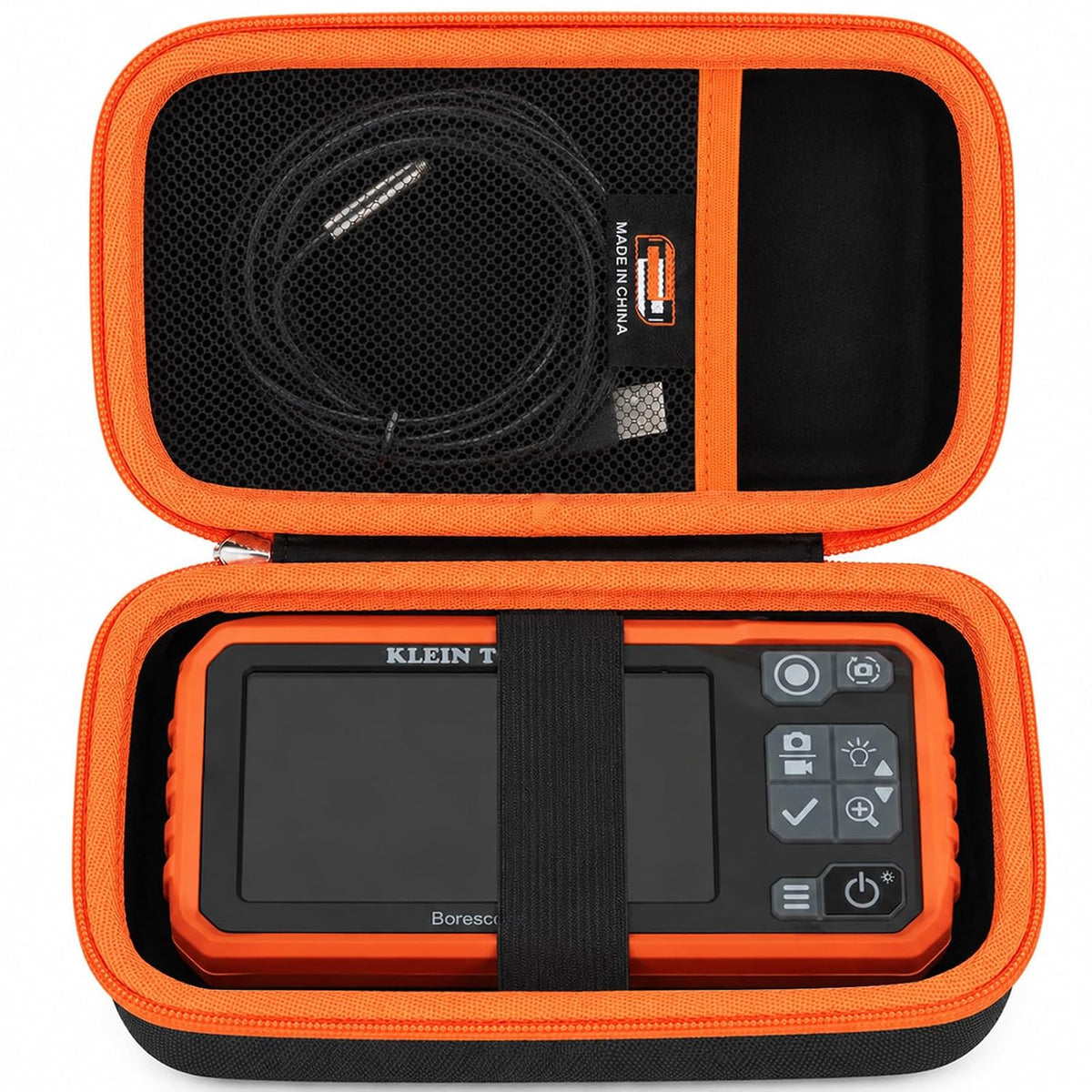 Hard EVA Carrying Case Compatible with Klein Tools ET17 Utility Borescope Endoscope Inspection Camera, Portable Shockproof Storage Box (Case Only)