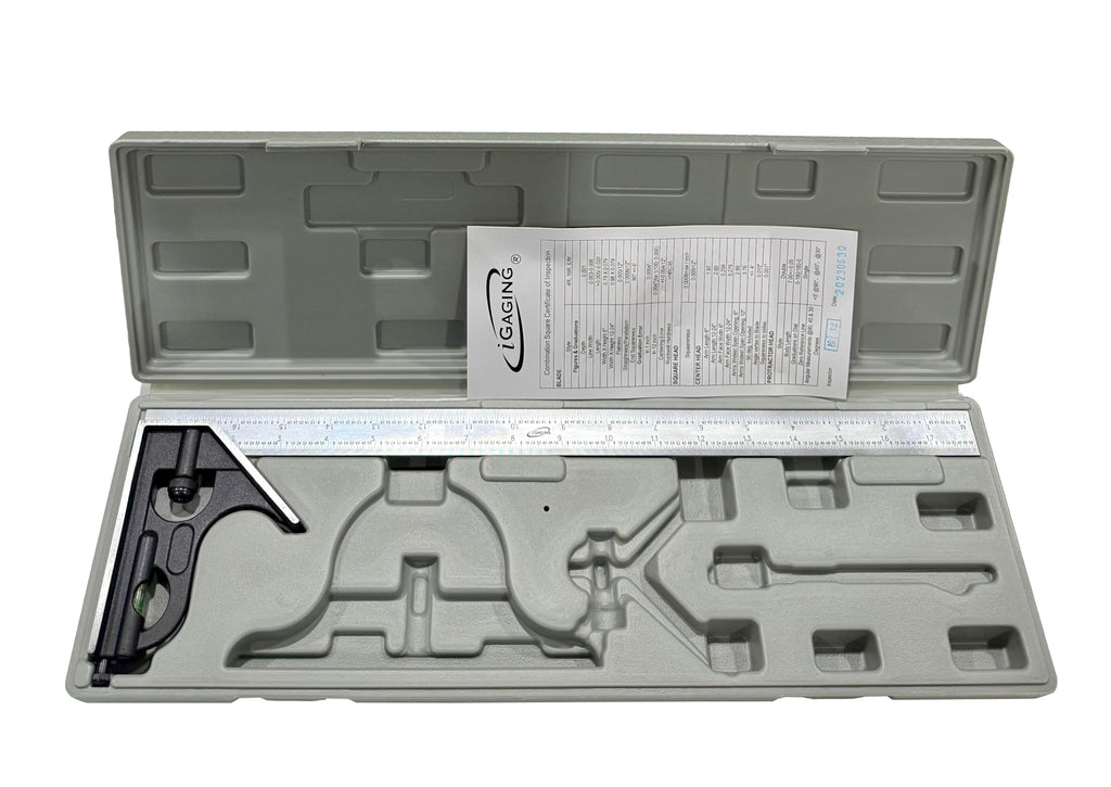 iGaging Combination Square Premium 2-Piece 18" 4R