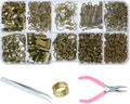 Jewelry Making Supplies Kit, Jewelry Repair Tools Kit with Pliers, Open Jump Rings, Lobster Clasps, Earring Hooks