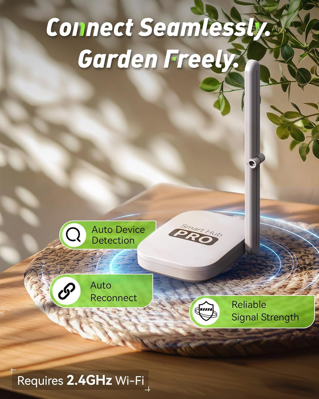 WiFi Water Hose Timer with Brass Inlet&Outlet, Smart Sprinkler Timer for Watering with Gateway, WiFi Watering System