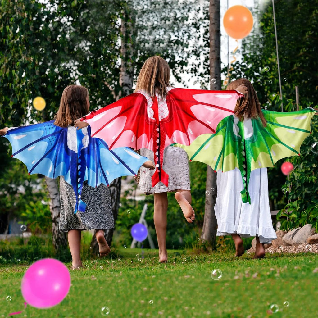 Dragon Wings Costume for Kids Dinosaur-Masks as Party Favors Toddler Dress-Up Clothes Dramatic Play Birthday Gifts