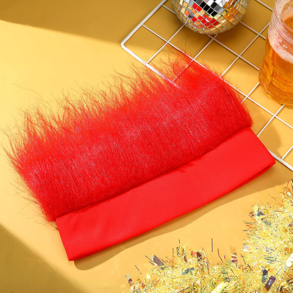 Hairy Headband Crazy Hair Day Fun Wig Hat Costume Accessory for Women Men Spirit Week Halloween Cosplay Sport