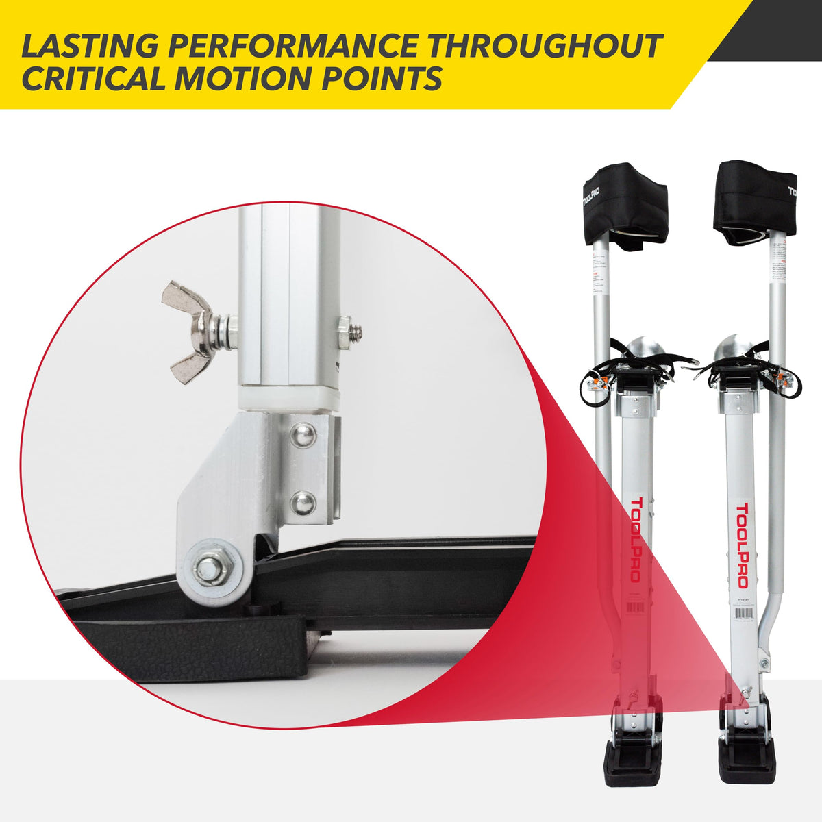 ToolPro Replacement Kit for Stilts - Compatible with All ToolPro Stilts, Easy On-Site Replacement & Installation (K7 Sleeve Bearings)